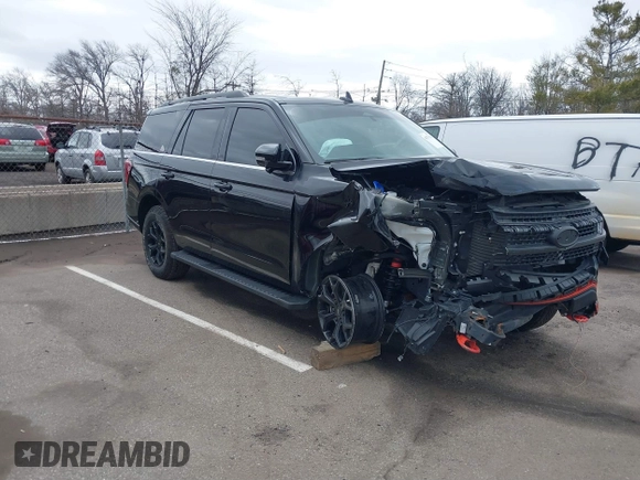 2024 Ford Expedition Timberline with VIN 1FMJU1RGXREA55808, listed as a IAAI auction lot 41737393 with 623 mi miles and . Bid and sale history available at DreamBid. Image 1.