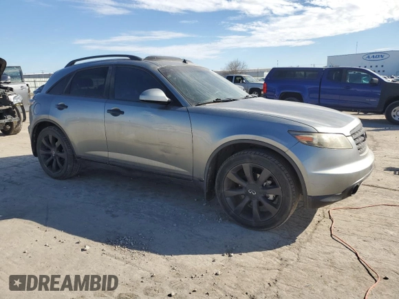 2007 Infiniti FX35 with VIN JNRAS08W47X208391, listed as a Copart auction lot 46931085 with 187,128 mi miles and Clean Title. Bid and sale history available at carsss.com. Image 4.
