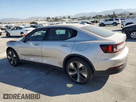 2024 Polestar 2 with VIN YSMFE3KA2RL232277, listed as a Copart auction lot 66625764 with 8,485 mi miles and Salvage Title. Bid and sale history available at carsss.com. Image 2.
