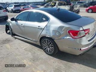 2014 Kia Cadenza Premium with VIN KNALN4D75E5121692, listed as a IAAI auction lot 41332055 with 146,618 mi miles. Bid and sale history available at carsss.com. Image 3.