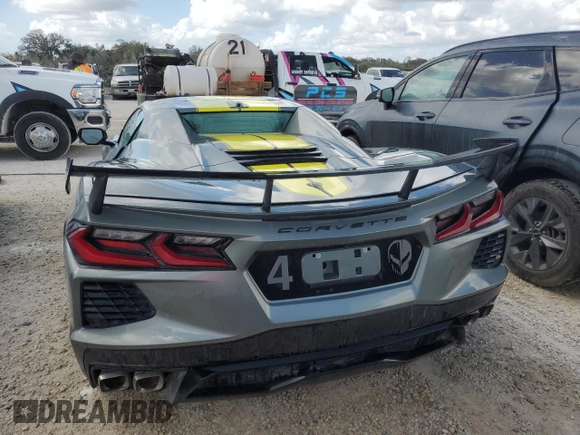 2022 Chevrolet Corvette 3LT with VIN 1G1YC3D49N5106278, listed as a Copart auction lot 75053144 with 0 mi miles and Salvage Title. Bid and sale history available at carsss.com. Image 6.