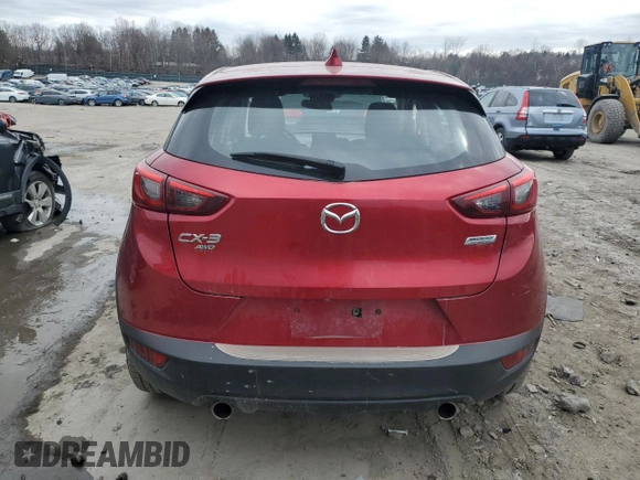 2019 Mazda CX-3 Sport with VIN JM1DKFB78K1452543, listed as a Copart auction lot 48328575 with 121,541 mi miles and Salvage Title. Bid and sale history available at carsss.com. Image 6.