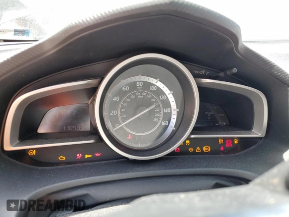 2014 Mazda 3 i Touring with VIN JM1BM1V70E1154833, listed as a Copart auction lot 51738954 with 118,489 mi miles and Clean title. Bid and sale history available at DreamBid. Image 9.