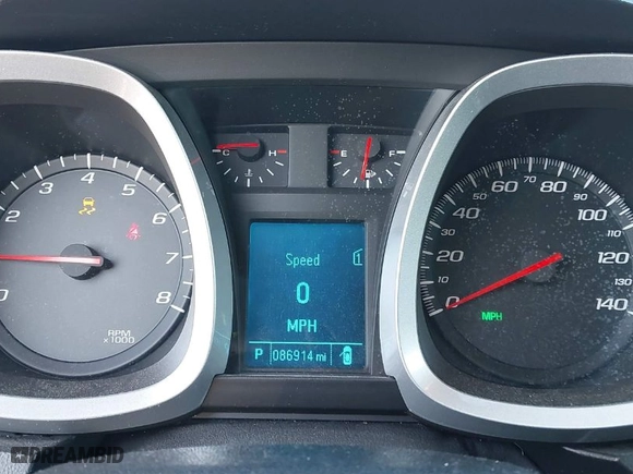 2012 Chevrolet Equinox LT w/1LT with VIN 2GNFLEEK9C6369743, listed as a IAAI auction lot 41716254 with 86,914 mi miles. Bid and sale history available at carsss.com. Image 7.