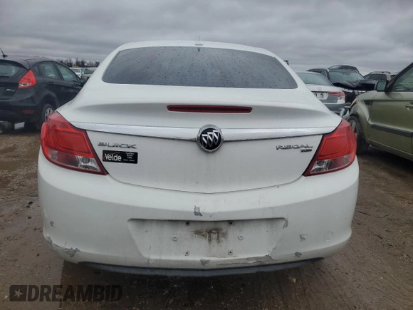 2011 Buick Regal CXL RL1 with VIN W04GN5EC4B1005144, listed as a Copart auction lot 46468875 with 127,129 mi miles and Salvage Title. Bid and sale history available at DreamBid. Image 6.