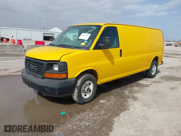 2012 GMC Savana Cargo Van with VIN 1GTW7GCA9C1900087, listed as a IAAI auction lot 41716404 with 277,445 mi miles. Bid and sale history available at carsss.com. Image 17.
