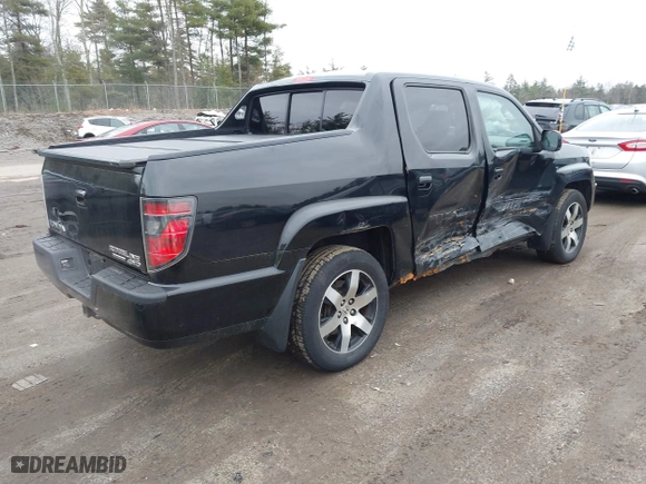 2014 Honda Ridgeline SE with VIN 5FPYK1F66EB005881, listed as a IAAI auction lot 41977349 with 184,567 mi miles. Bid and sale history available at carsss.com. Image 4.