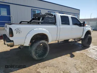 2013 Ford F-250 XL with VIN 1FT7W2B61DEB63274, listed as a Copart auction lot 54509595 with 121,843 mi miles and Salvage title. Bid and sale history available at DreamBid. Image 3.