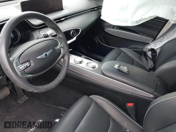 2023 Genesis GV70 2.5T with VIN KMUMADTB1PU079293, listed as a IAAI auction lot 42263714 with 20,323 mi miles and . Bid and sale history available at DreamBid. Image 5.