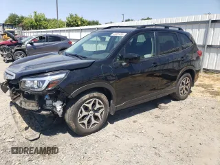 2020 Subaru Forester Premium with VIN JF2SKAJC0LH443287, listed as a Copart auction lot 63091395 with 51,550 mi miles and Salvage title. Bid and sale history available at DreamBid. Image 1.