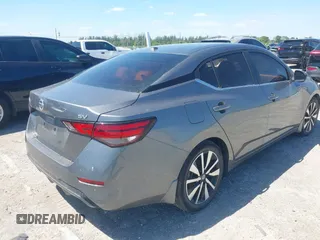 2022 Nissan Sentra SV with VIN 3N1AB8CV8NY254964, listed as a IAAI auction lot 42025826 with 24,993 mi miles. Bid and sale history available at carsss.com. Image 4.