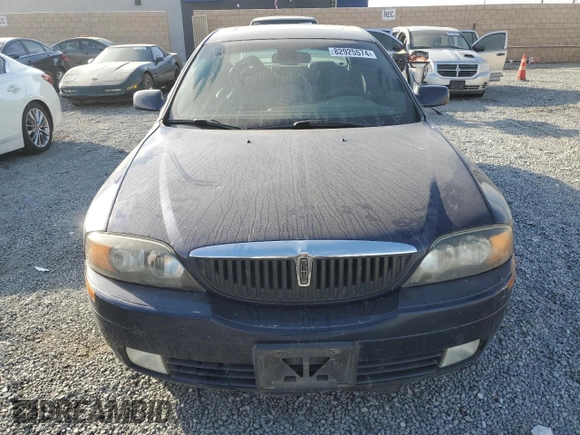 2002 Lincoln LS w/Base Pkg with VIN 1LNHM87A12Y677630, listed as a Copart auction lot 82925574 with 152,146 mi miles and Salvage Title. Bid and sale history available at carsss.com. Image 5.