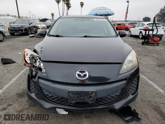 2013 Mazda 3 i Sport with VIN JM1BL1UPXD1847573, listed as a Copart auction lot 53841635 with 158,722 mi miles and Salvage Title. Bid and sale history available at DreamBid. Image 5.