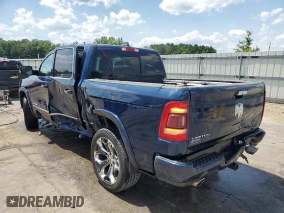 2020 Ram 1500 Limited z VIN 1C6RREHT1LN129498, wystawiony jako Copart lot #57706815 z przebiegiem 66 394 mil mil oraz Szkoda całkowita • Salvage title. Historia ofert i sprzedaży dostępna na DreamBid. Obrazek 2.