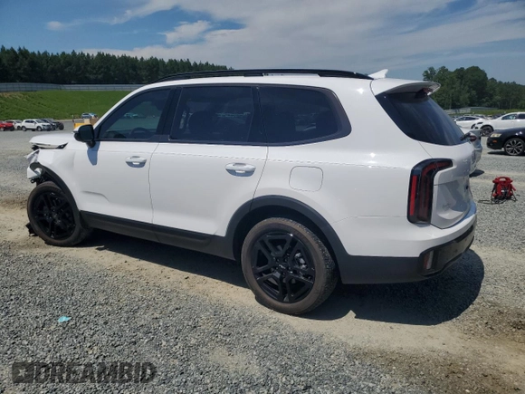 2024 Kia Telluride SX X-Line with VIN 5XYP5DGC6RG554710, listed as a Copart auction lot 63592275 with 11,513 mi miles and Salvage title. Bid and sale history available at DreamBid. Image 2.