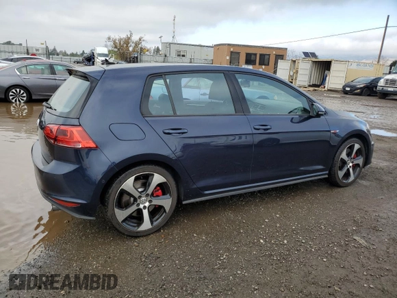 2016 Volkswagen Golf GTI SE w/Performance Pkg with VIN 3VW547AU7GM022943, listed as a Copart auction lot 84939804 with 49,578 mi miles and Salvage Title. Bid and sale history available at carsss.com. Image 3.