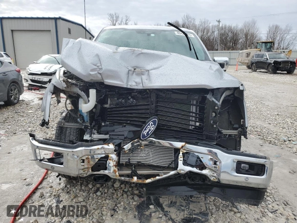 2024 Ford F-150 XLT with VIN 1FTFW3L82RFC22285, listed as a Copart auction lot 46424165 with 4,746 mi miles and Salvage Title. Bid and sale history available at carsss.com. Image 5.