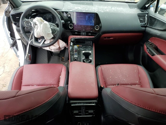 2025 Lexus NX 350 with VIN 2T2AGCEZ5SC065634, listed as a Copart auction lot 56819705 with 7,403 mi miles and Salvage title. Bid and sale history available at DreamBid. Image 8.