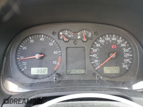 1999 Volkswagen Golf с VIN WVWGA31J9XW567125, выставлен на аукционе Copart как лот 56462285 с пробегом 125 962 миль миль и Чистый • Clean title. История ставок и продаж доступна на DreamBid. Изображение 9.