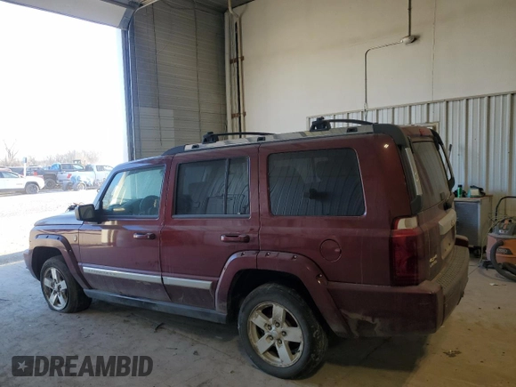 2007 Jeep Commander Limited with VIN 1J8HG582X7C553502, listed as a Copart auction lot 89201285 with 184,233 mi miles and Salvage title. Bid and sale history available at DreamBid. Image 2.