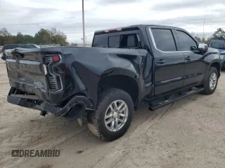 2020 Chevrolet Silverado 1500 LTZ with VIN 1GCUYGED7LZ107657, listed as a Copart auction lot 83054464 with 124,455 mi miles and Salvage Title. Bid and sale history available at DreamBid. Image 3.