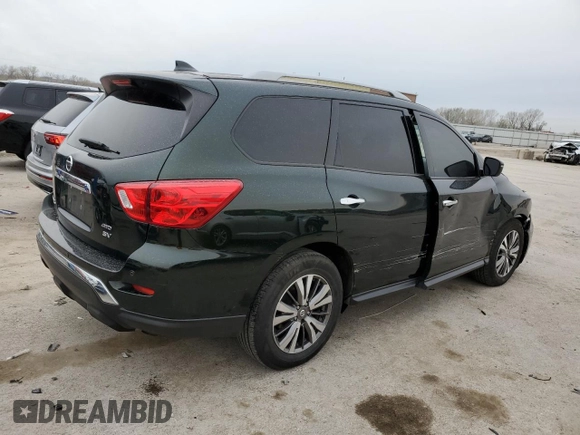 2019 Nissan Pathfinder SV z VIN 5N1DR2MM1KC578332, wystawiony jako Copart lot #51585115 z przebiegiem 113 522 mil mil oraz Szkoda całkowita • Salvage title. Historia ofert i sprzedaży dostępna na DreamBid. Obrazek 3.