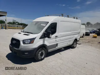 2023 Ford Transit Cargo с VIN 1FTBR1C86PKA45707, выставлен на аукционе Copart как лот 55052145 с пробегом 15 132 миль миль и Списание • Salvage title. История ставок и продаж доступна на DreamBid. Изображение 1.