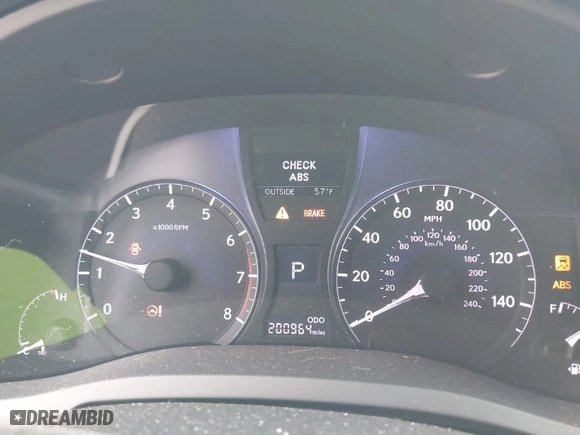 2013 Lexus RX 350 with VIN JTJZK1BA0D2008250, listed as a IAAI auction lot 41730640 with 200,964 mi miles. Bid and sale history available at carsss.com. Image 7.