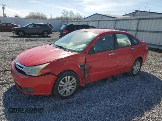 2008 Ford Focus SE with VIN 1FAHP35N58W182006, listed as a Copart auction lot 53599705 with 194,076 mi miles and Salvage Title. Bid and sale history available at carsss.com. Image 1.