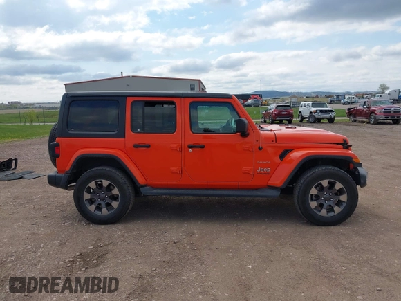 2018 Jeep Wrangler Unlimited Sahara с VIN 1C4HJXEG4JW304820, выставлен на аукционе IAAI как лот 42206997 с пробегом 113 047 миль миль и . История ставок и продаж доступна на DreamBid. Изображение 14.