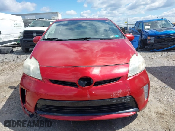 2012 Toyota Prius One with VIN JTDKN3DU8C5502576, listed as a IAAI auction lot 42058504 with 139,855 mi miles. Bid and sale history available at carsss.com. Image 12.