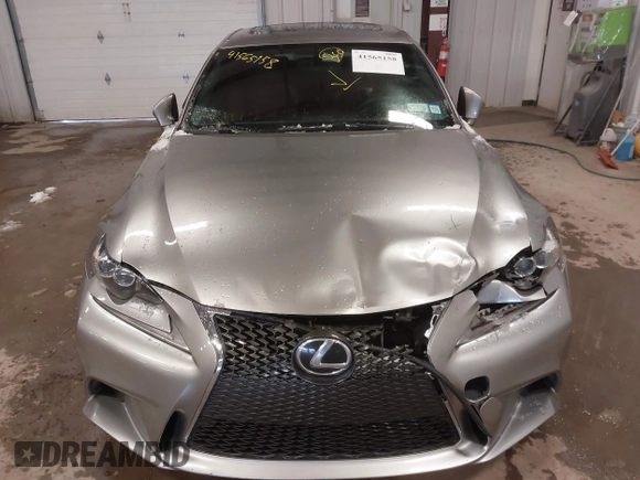 2015 Lexus IS 250 with VIN JTHBF1D25F5059385, listed as a IAAI auction lot 41565158 with 115,646 mi miles. Bid and sale history available at carsss.com. Image 12.