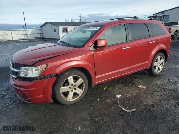 2009 Dodge Journey R/T with VIN 3D4GH67V19T215885, listed as a Copart auction lot 84890124 with 95,848 mi miles and Salvage Title. Bid and sale history available at carsss.com. Image 1.
