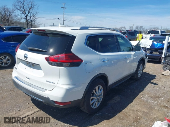 2017 Nissan Rogue SV with VIN KNMAT2MV5HP603526, listed as a IAAI auction lot 41847529 with 119,428 mi miles and . Bid and sale history available at carsss.com. Image 4.