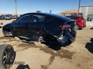 2023 Tesla Model Y Performance with VIN 7SAYGDEF3PF773031, listed as a Copart auction lot 47105765 with 25,604 mi miles and Salvage Title. Bid and sale history available at DreamBid. Image 14.