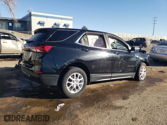 2024 Chevrolet Equinox LT with VIN 3GNAXUEG0RL229122, listed as a Copart auction lot 43642805 with Not Provided miles and Non Repairable. Bid and sale history available at DreamBid. Image 3.