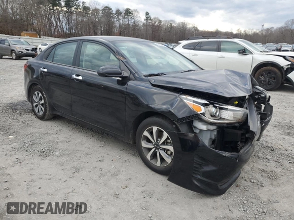 2021 Kia Rio S with VIN 3KPA24AD6ME415442, listed as a Copart auction lot 83603904 with 58,834 mi miles and Salvage Title. Bid and sale history available at carsss.com. Image 4.