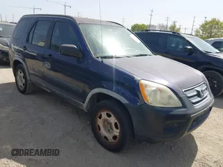 2005 Honda CR-V LX with VIN JHLRD68565C010765, listed as a IAAI auction lot 41843854 with 248,201 mi miles and . Bid and sale history available at carsss.com. Image 1.