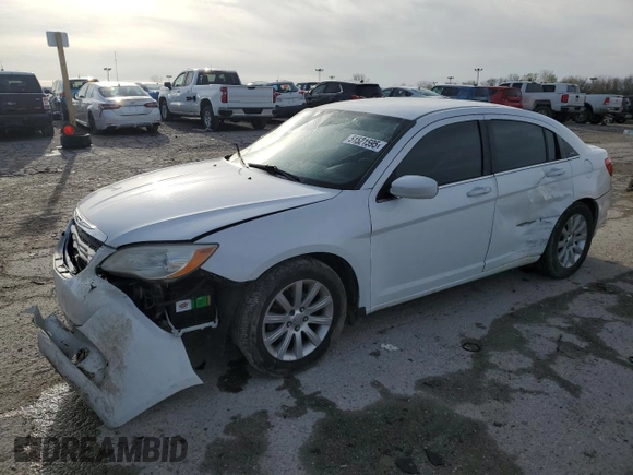 2011 Chrysler 200 Touring with VIN 1C3BC1FG3BN610768, listed as a Copart auction lot 51521595 with 130,753 mi miles and Salvage Title. Bid and sale history available at carsss.com. Image 1.