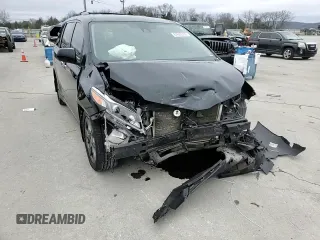 2020 Toyota Sienna SE with VIN 5TDXZ3DC6LS061204, listed as a Copart auction lot 87696505 with 137,890 mi miles and Salvage Title. Bid and sale history available at carsss.com. Image 12.