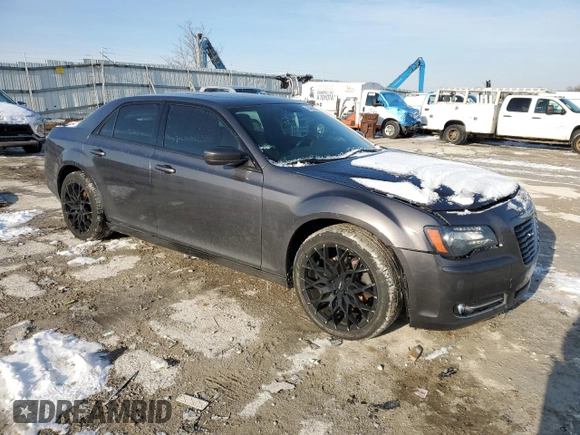 2014 Chrysler 300 with VIN 2C3CCAGG1EH379210, listed as a Copart auction lot 45446885 with 116,613 mi miles and Salvage Title. Bid and sale history available at carsss.com. Image 4.