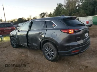 2020 Mazda CX-9 Touring with VIN JM3TCACY6L0402127, listed as a Copart auction lot 80961074 with 52,121 mi miles and Salvage title. Bid and sale history available at DreamBid. Image 2.
