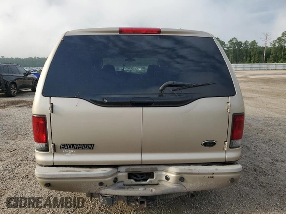 2004 Ford Excursion Limited z VIN 1FMNU42P64EA06742, wystawiony jako Copart lot #71989004 z przebiegiem 238 839 mil mil oraz Szkoda całkowita • Salvage title. Historia ofert i sprzedaży dostępna na DreamBid. Obrazek 6.