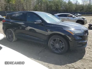 2020 Acura RDX w/A-Spec Pkg with VIN 5J8TC2H61LL018469, listed as a Copart auction lot 50243355 with 0 mi miles and Salvage Title. Bid and sale history available at carsss.com. Image 4.