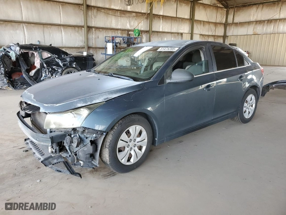 2012 Chevrolet Cruze LS with VIN 1G1PC5SH4C7201913, listed as a Copart auction lot 51475205 with 141,005 mi miles and Salvage Title. Bid and sale history available at carsss.com. Image 1.