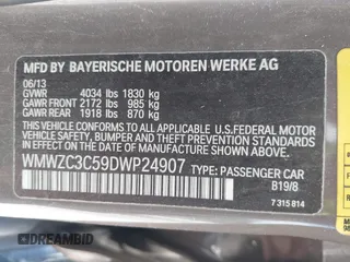 2013 MINI Countryman S с VIN WMWZC3C59DWP24907, выставлен на аукционе IAAI как лот 42719063 с пробегом 64 138 миль миль и . История ставок и продаж доступна на DreamBid. Изображение 9.