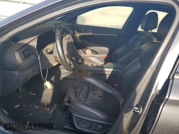 2019 Genesis G70 Dynamic with VIN KMTG34LE1KU024423, listed as a Copart auction lot 44571725 with Not Provided miles and Salvage Title. Bid and sale history available at DreamBid. Image 7.