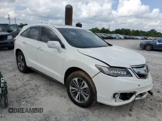2016 Acura RDX Advance with VIN 5J8TB3H77GL017415, listed as a Copart auction lot 58571325 with 100,784 mi miles and Salvage title. Bid and sale history available at DreamBid. Image 4.