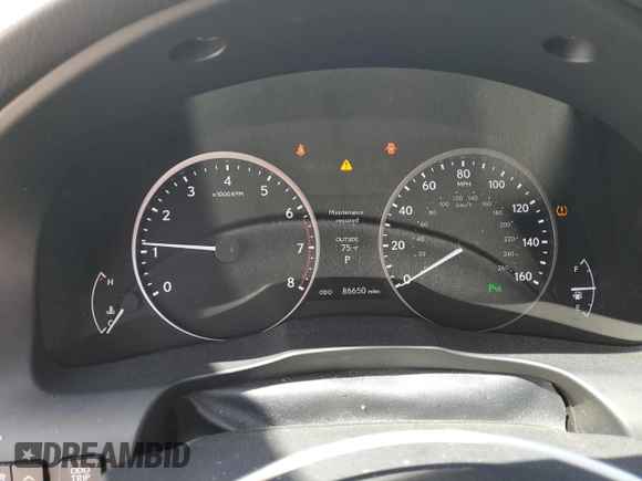 2014 Lexus ES 350 with VIN JTHBK1GG8E2138200, listed as a Copart auction lot 49583395 with 86,650 mi miles and Salvage Title. Bid and sale history available at carsss.com. Image 9.
