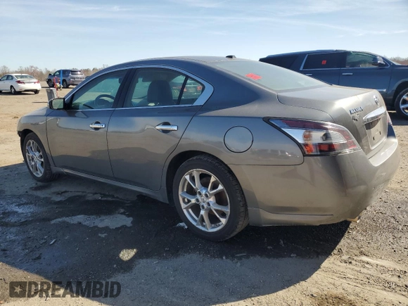 2014 Nissan Maxima SV z VIN 1N4AA5AP0EC456652, wystawiony jako Copart lot #49590985 z przebiegiem 133 842 mil mil oraz Szkoda całkowita • Salvage title. Historia ofert i sprzedaży dostępna na DreamBid. Obrazek 2.